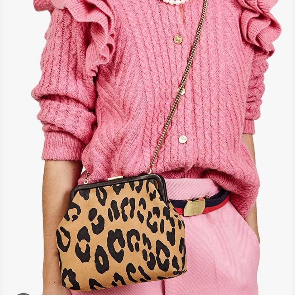 Clare V Leopard Print Bag